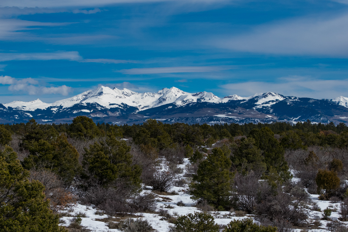 La Plata Mountains in Southwest Colorado