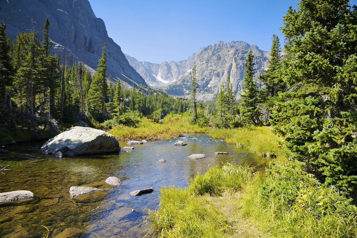 small mountain creek